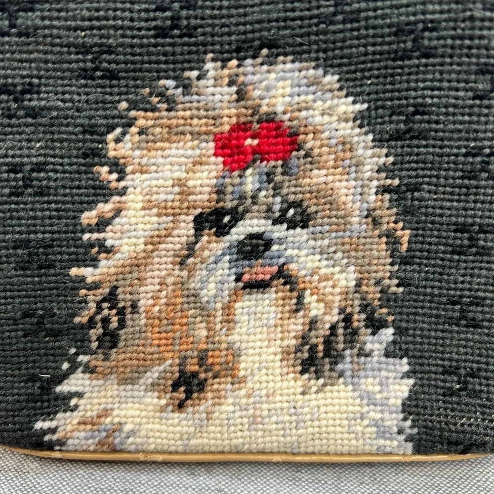 Kompany Maltese Tapestry Dog Design‎ Toiletry Make-Up Coin Jewelry Bag Pouch